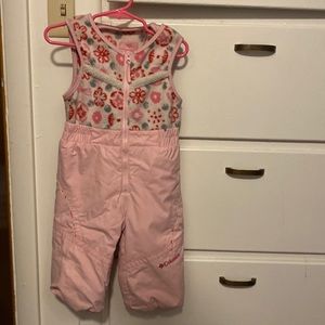Columbia brand size 2T snow bib